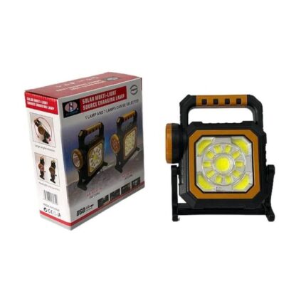 Portable Rechargeable  (Solar+USB) LED Emergency Flashlight/HS-8030-B